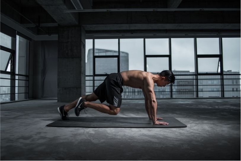 Athlete performing strength and conditioning exercises related to Winstrol and stanozolol research